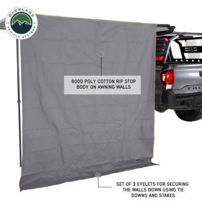 Overland Vehicle Systems - Nomadic Awning Side Wall 2.0 x 2.0 x 2.0 - Image 3