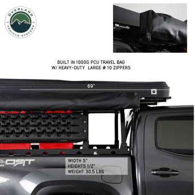 Overland Vehicle Systems - Nomadic 270 LTE Awning, Brackets, 4 Wall Set  - Passenger Side - Image 14