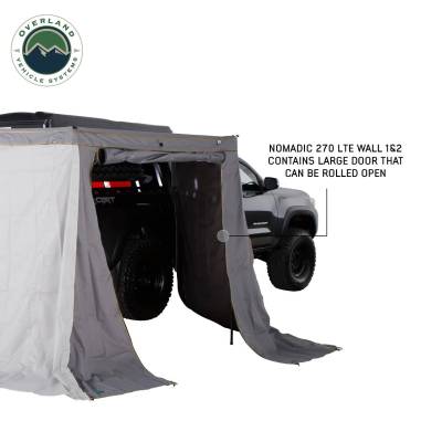 Overland Vehicle Systems - Nomadic 270 LTE Awning, Brackets, 4 Wall Set  - Passenger Side - Image 17