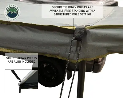 Overland Vehicle Systems - Nomadic LT 270 Awning & Wall 1, 2, & Mounting Brackets - Passenger Side - Image 10