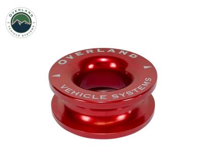 Overland Vehicle Systems - OVS Recovery Recovery Ring 2.5" 10,000 lb. Red With Storage Bag - Image 2