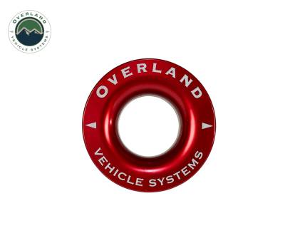 Overland Vehicle Systems - OVS Recovery Recovery Ring 2.5" 10,000 lb. Red With Storage Bag - Image 3