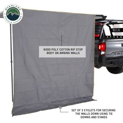 Overland Vehicle Systems - Nomadic Awning Wall 2.0 - 6.5' Wall 2.0 x 2.5 - Image 2