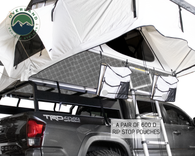 Overland Vehicle Systems - OVS Nomadic 3 Extended Roof Top Tent With Annex - White - Image 6