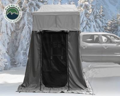 Overland Vehicle Systems - OVS Nomadic 3 Extended Roof Top Tent With Annex - White - Image 12