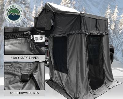 Overland Vehicle Systems - OVS Nomadic 3 Extended Roof Top Tent With Annex - White - Image 13