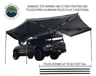 Overland Vehicle Systems - Nomadic Awning 270 Awning & Wall 1, 2, & 3, Mounting Brackets - Driverside - Image 4