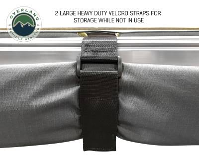 Overland Vehicle Systems - Nomadic Awning 270 - Dark Gray Cover With Black Transit Cover Passenger Side & Brackets - Image 10