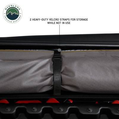 Overland Vehicle Systems - Nomadic 270 LTE Passenger Side Awning With Bracket Kit - 65" - Image 11