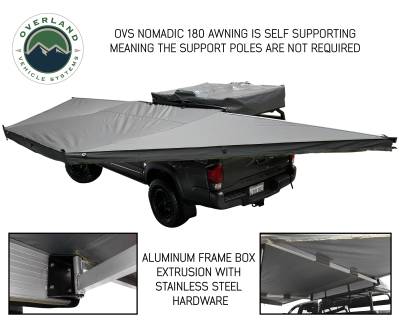 Overland Vehicle Systems - Nomadic Awning  180 With Zip In Wall - Image 2