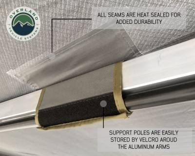 Overland Vehicle Systems - Nomadic Awning 270 Awning & Wall 1, 2, & 3, Mounting Brackets - Passenger Side - Image 8