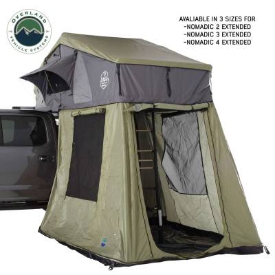 Overland Vehicle Systems - N3E Nomadic 3 Extended Roof Top Tent With Annex - Image 11