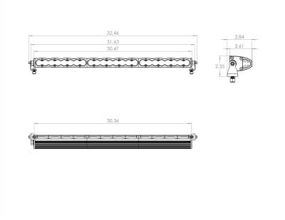 Baja Designs - Baja Designs 30 Inch LED Light Bar Spot Pattern S8 Series - Image 2