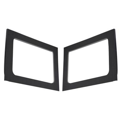 DEI - DEI '11-'18 Wrangler JK 4-Door - Black Leather Look Rear Side Window Kit - Image 2