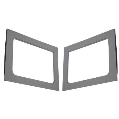 DEI - DEI '11-'18 Wrangler JK 4-Door - Gray Leather Look Rear Side Window Kit - Image 2