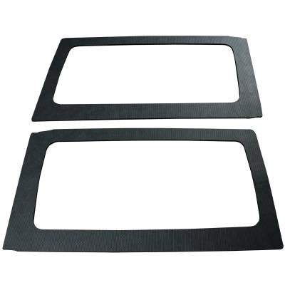 DEI - DEI '11-'18 Wrangler JK 2-Door - Black Leather Look Rear Side Window Kit - Image 2