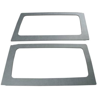 DEI - DEI '11-'18 Wrangler JK 2-Door - Gray Leather Look Rear Side Window Kit - Image 2