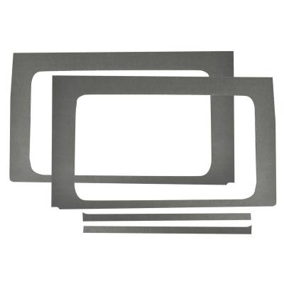 DEI - DEI Wrangler JL 4-Door - Gray Leather Look Rear Side Window Kit - Image 2