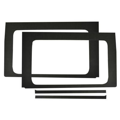 DEI - DEI Wrangler JL 4-Door - Black Leather Look Rear Side Window Kit - Image 2