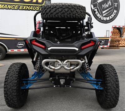 Gibson Performance - Gibson Performance 98052 Polaris UTV Dual Exhaust - Image 2