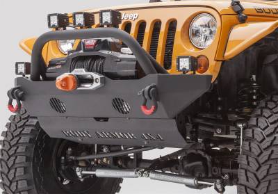 Body Armor - Body Armor JK-19532 HiLine Front Winch Bumper - Image 4