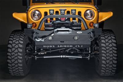 Body Armor - Body Armor JK-19532 HiLine Front Winch Bumper - Image 6