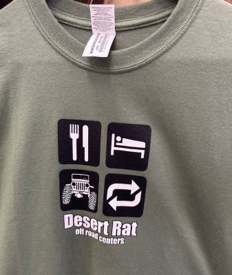 Desert Rat Logo Items - Desert Rat Eat Sleep Crawl T-Shirt - X-Large - Image 2