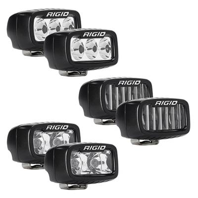 Rigid Industries - Rigid Industries 46731 Bumper Triple SR-M Fog Light Kit - Image 3