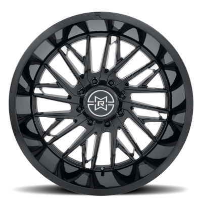 Method Racing Wheels - 20x10 Method MR801 -  8x6.5  4.75in.BS - Gloss Black Milled - Image 2