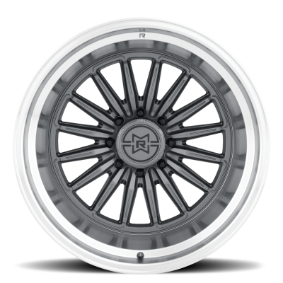 Method Racing Wheels - 22x10 Method MR803 -  8x6.5  4.75in.BS - Gloss Titanium - Machined Lip - Image 2