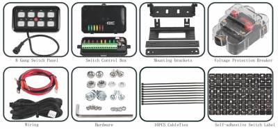 Bulldog Winch - Bulldog Control Unit - 8 Circuit Switch System - Wired - Image 4