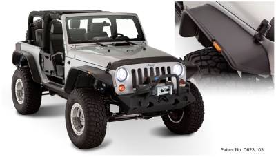 Bushwacker - Bushwacker 10919-07 Flat Style Fender Flares - Image 2