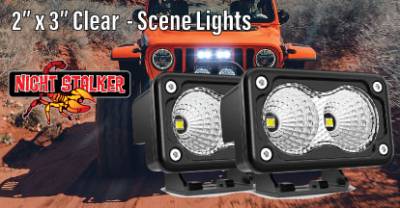 Night Stalker Lighting - Night Stalker 2" x 3" Compact Scene/Flood Lights - Pair - Image 3