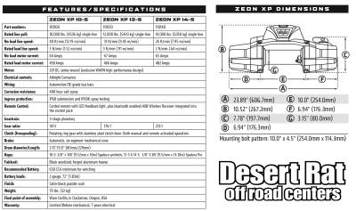 Warn - Warn ZEON XP 10-S 10,000 Lb. Synthetic Line Winch - 110100 - Image 4