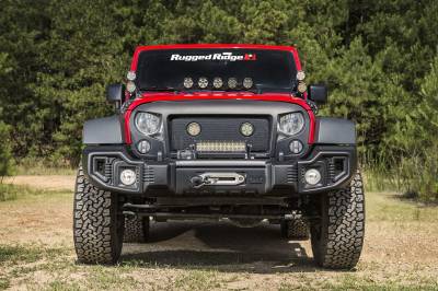 Rugged Ridge - Rugged Ridge 11544.01 Spartacus Front Bumper - Image 3