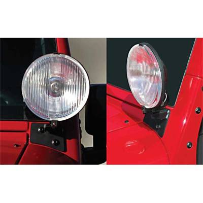 Rugged Ridge - Rugged Ridge 11027.03 Windshield Hinge Light Bracket - Image 2