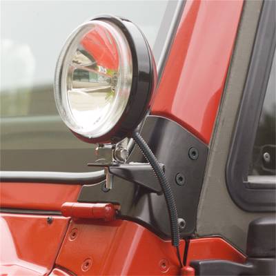 Rugged Ridge - Rugged Ridge 11027.02 Windshield Hinge Light Bracket - Image 3