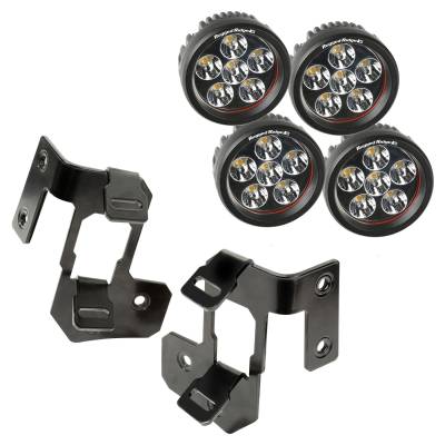 Rugged Ridge - Rugged Ridge 11232.32 A-Pillar Light Kit - Image 1