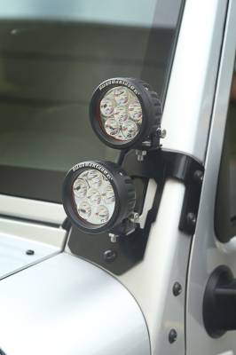 Rugged Ridge - Rugged Ridge 11232.32 A-Pillar Light Kit - Image 2