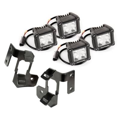 Rugged Ridge - Rugged Ridge 11232.18 A-Pillar Light Mount Kit - Image 1