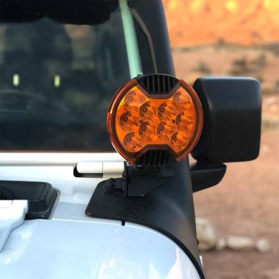 KC HiLites - KC HiLites 5104 SlimLite LED Light Shield - Image 6