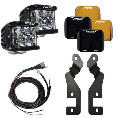 Rigid Industries - Rigid Industries 46710 A-Pillar D-SS Side Shooter Light Mount Kit - Image 1