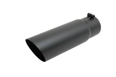 Gibson Performance - Gibson Performance 500379-B Black Ceramic Exhaust Tip - Image 1