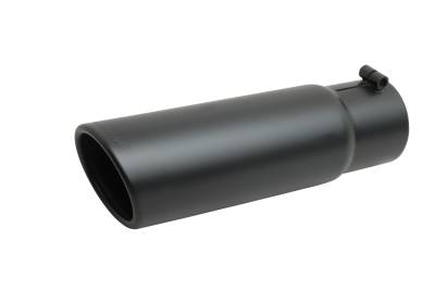 Gibson Performance - Gibson Performance 500649-B Black Ceramic Exhaust Tip - Image 1