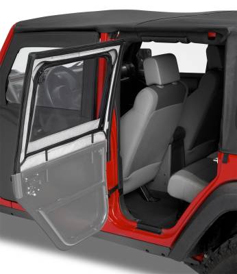 Bestop - Bestop 51793-35 HighRock 4x4 Element Upper Fabric Half Doors - Image 1