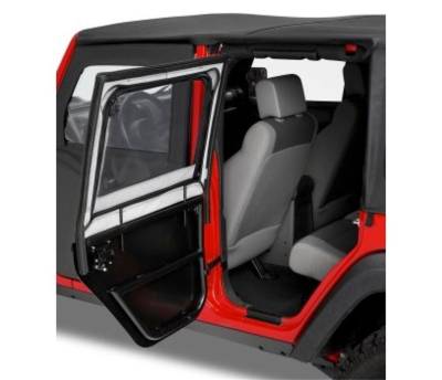 Bestop - Bestop 51806-17 HighRock 4x4 Element Upper Fabric Half Doors - Image 2