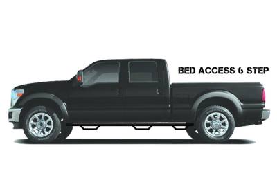 N-Fab - N-Fab C1495QC-6-TX Wheel To Wheel Nerf Step Bar w/Bed Access - Image 4